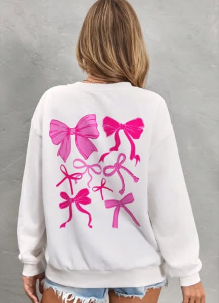 Bow sweatshirt