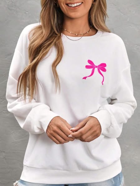 Bow sweatshirt